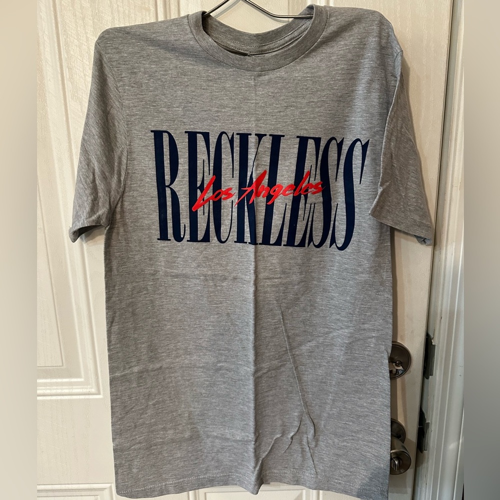 NWT young & reckless grey tshirt